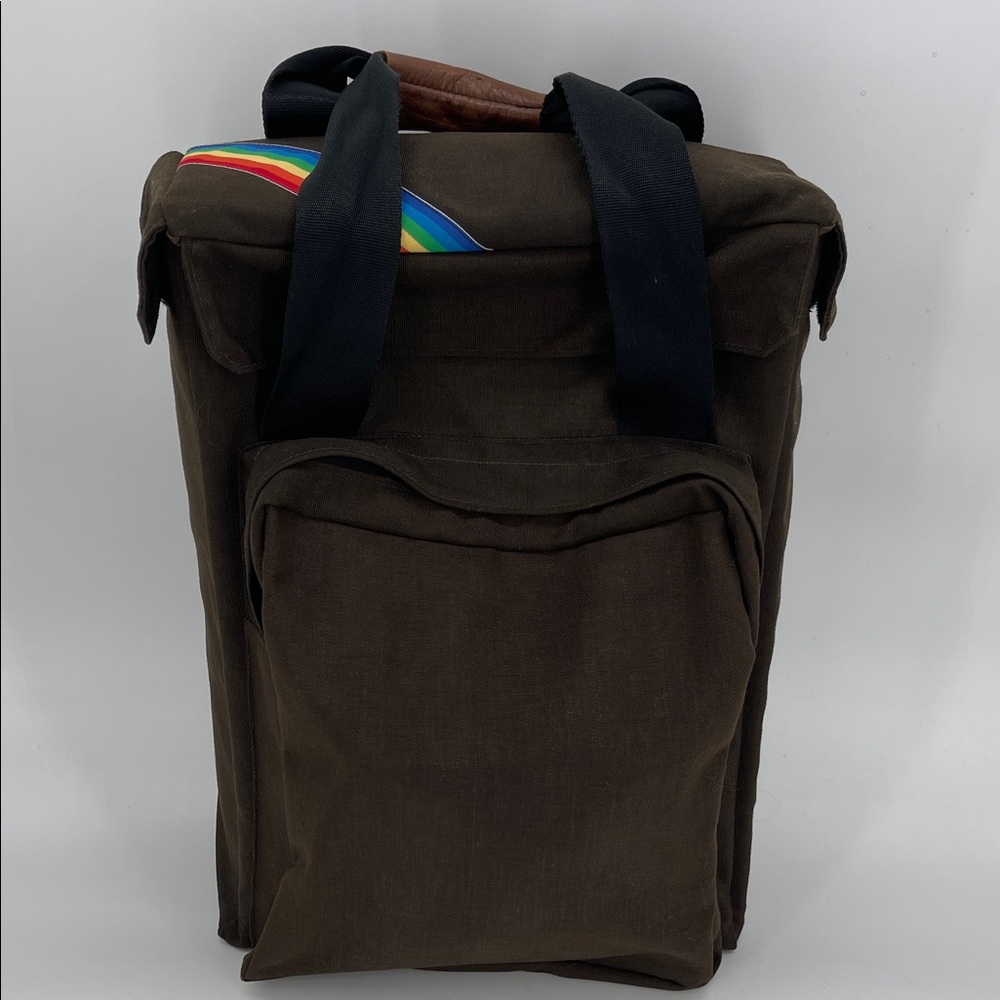Rare Abcom Corporation Vintage Apple Macintosh Carrying Bag Rainbow Label
